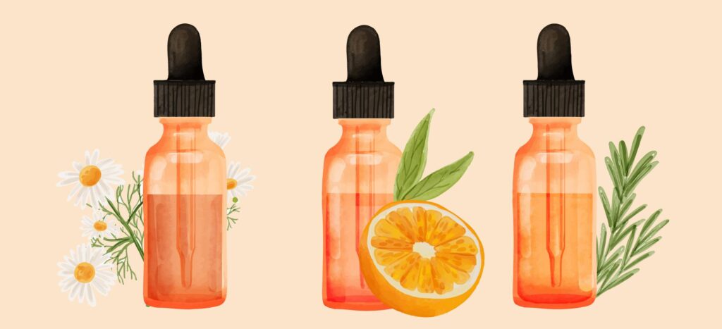 serums with essential oils